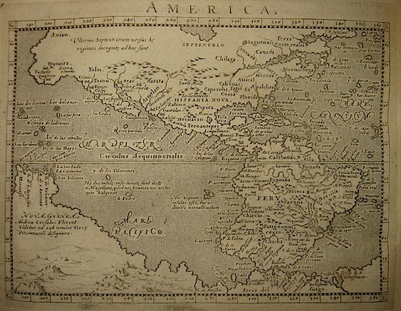 Magini Giovanni Antonio America 1620 Padova 
